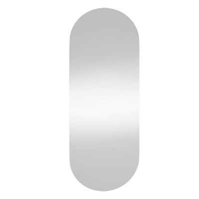 vidaXL sienas spogulis, 20x50 cm, stikls, ovāls