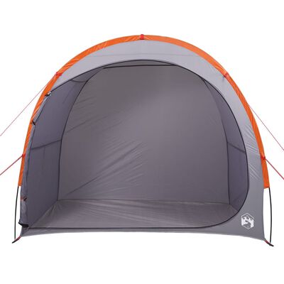 vidaXL mantu telts, pelēka, oranža, ūdensnecaurlaidīga