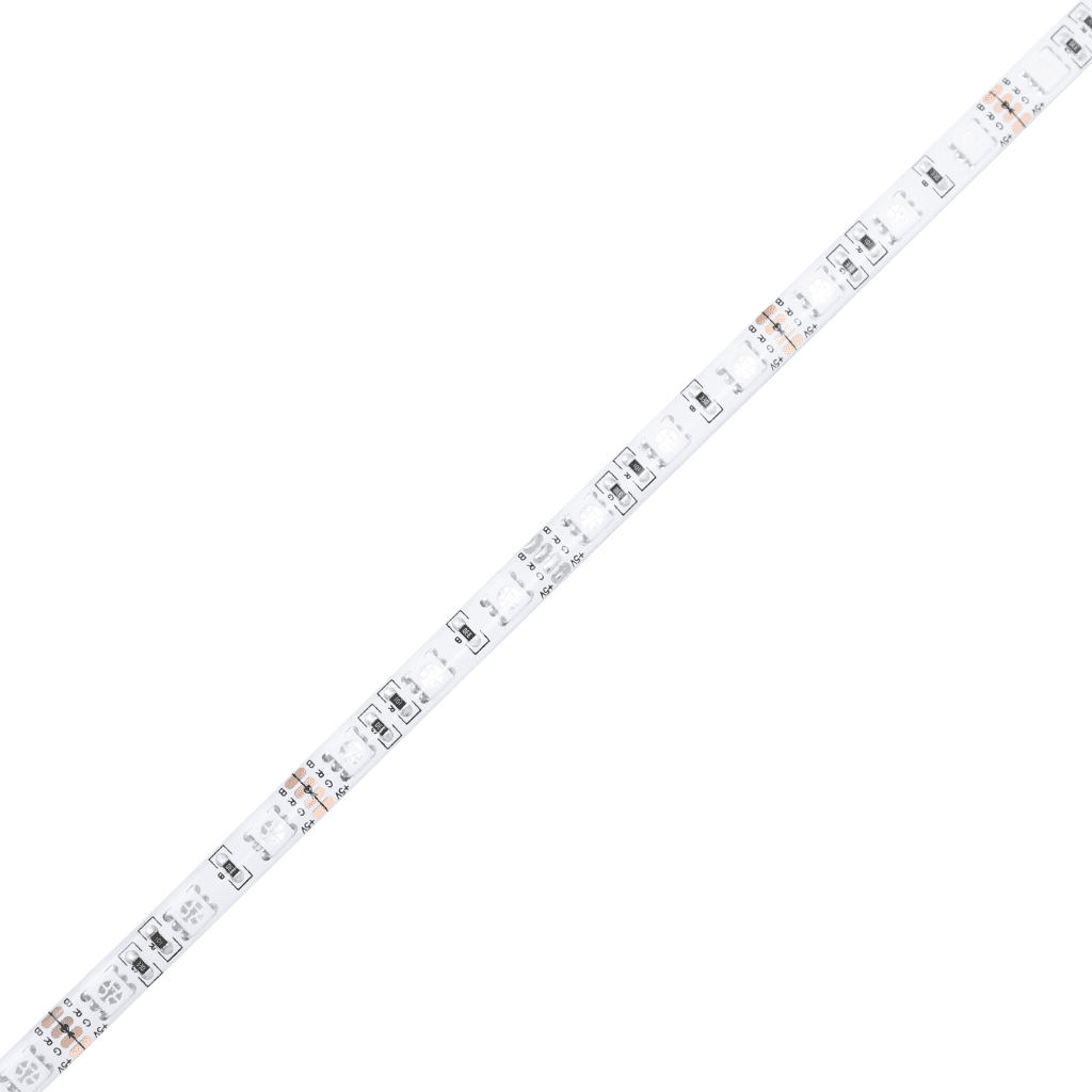 vidaXL atsperu gulta ar matraci, LED, melns audums, 80x200 cm