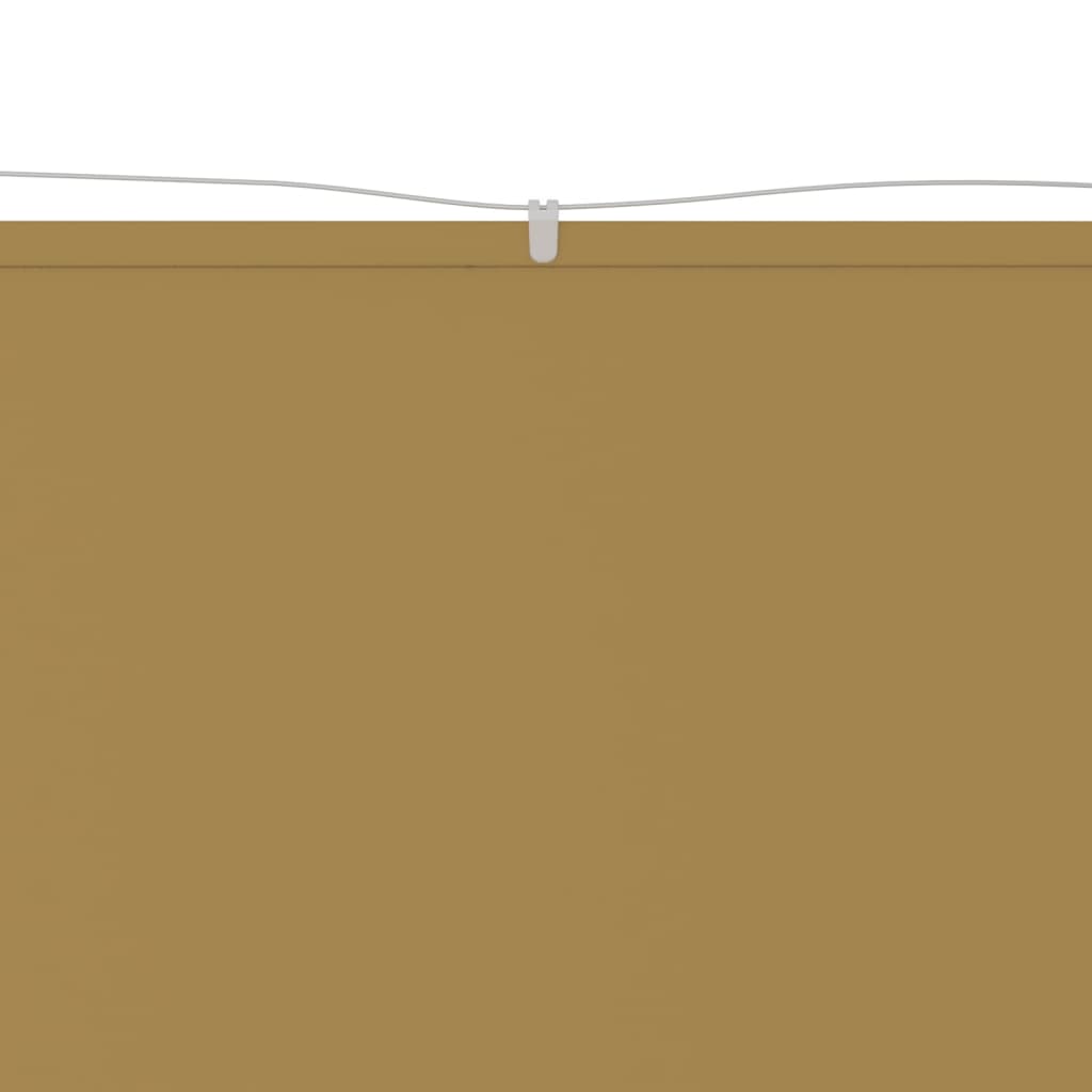 vidaXL vertikāla markīze, bēša, 140x600 cm, Oksfordas audums