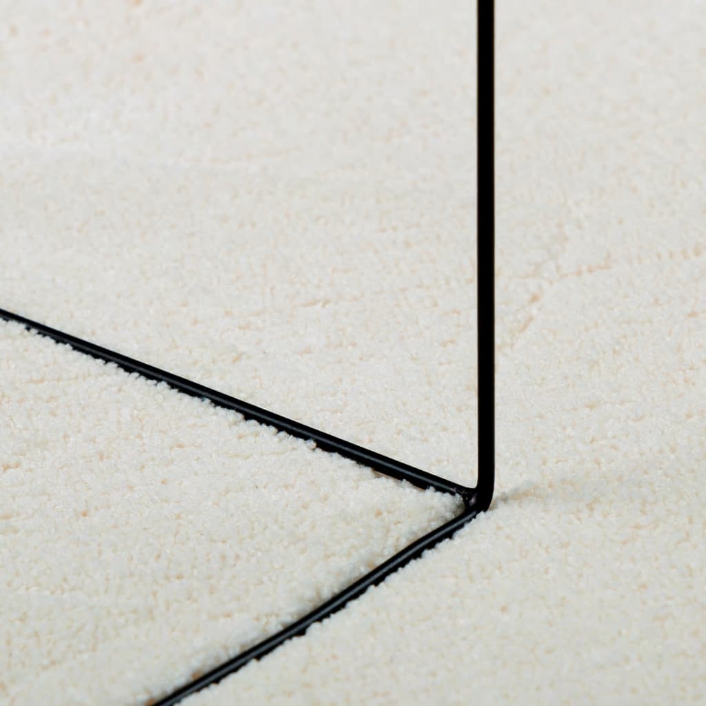 vidaXL paklājs OVIEDO, īsa spalva, krēmkrāsas, 300x400 cm