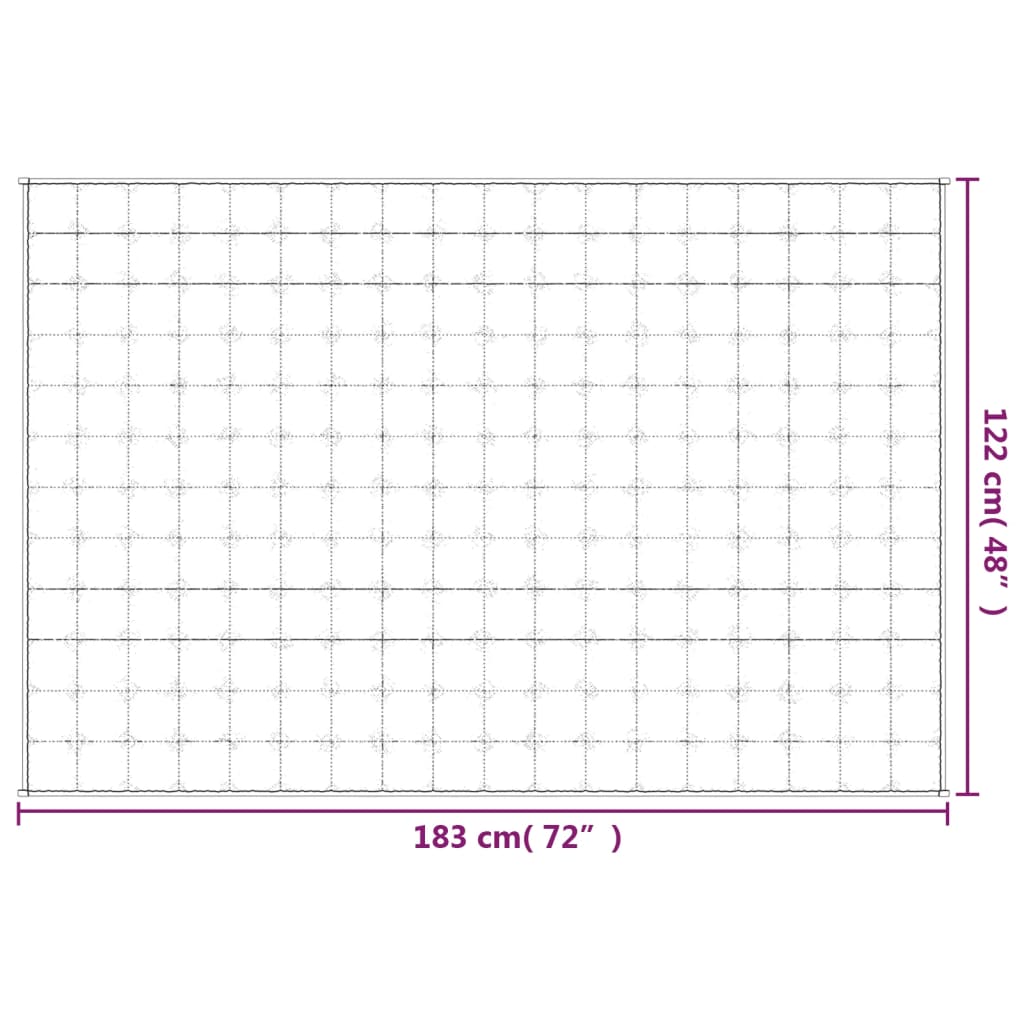 vidaXL smaguma sega, zila, 122x183 cm, 5 kg, audums