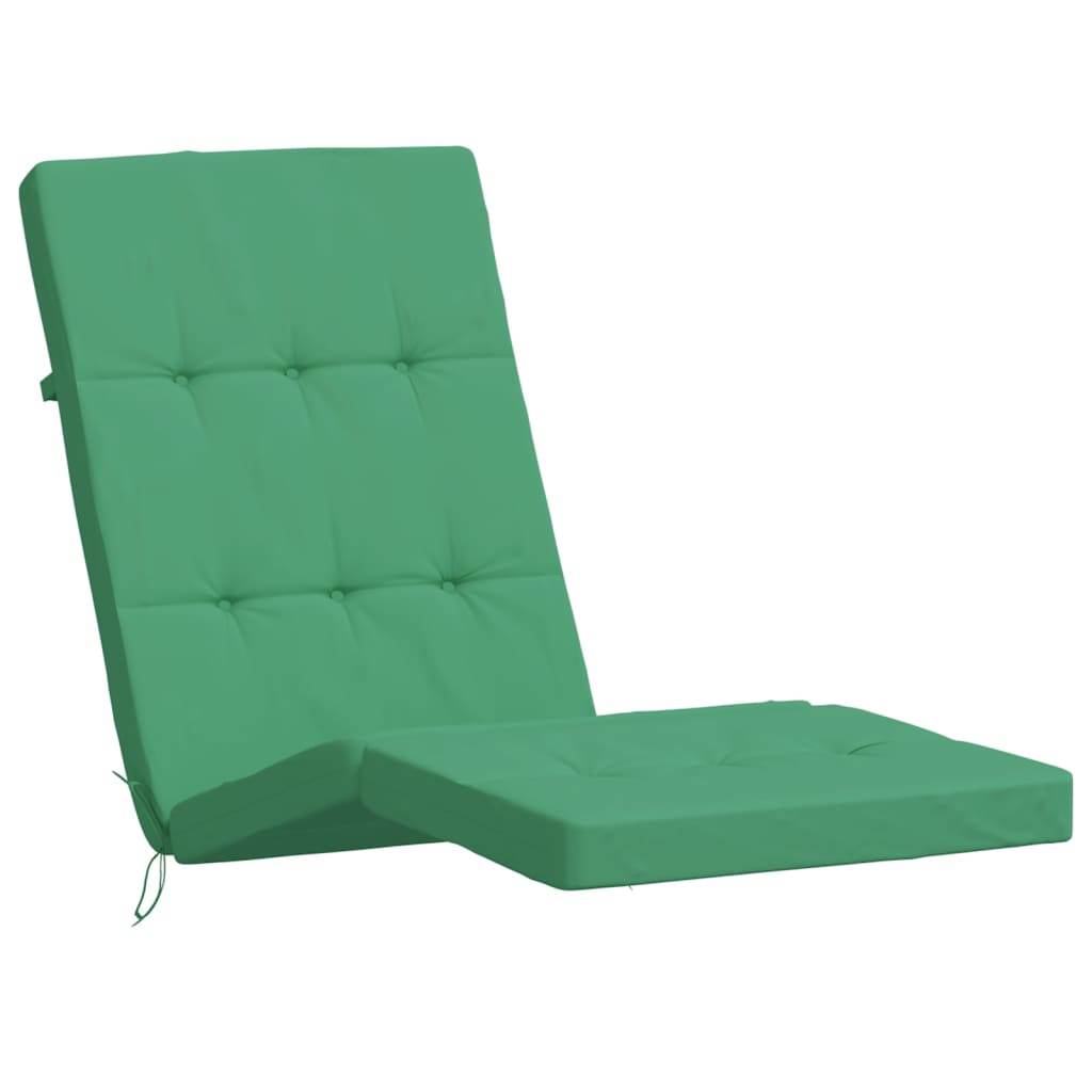 vidaXL dārza krēslu spilveni, 2 gab., oksforda audums, zaļi