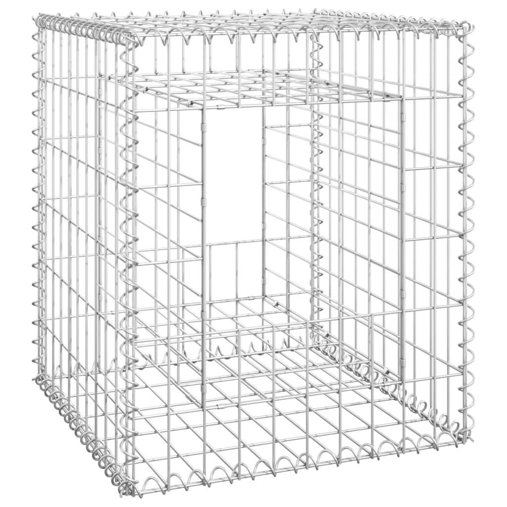 vidaXL vertikāls gabions, 50x50x60 cm, dzelzs