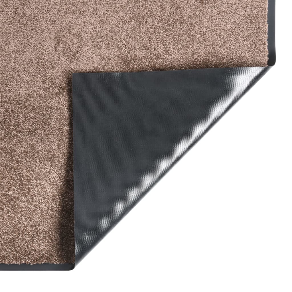 vidaXL durvju paklājs, brūns, 40x60 cm