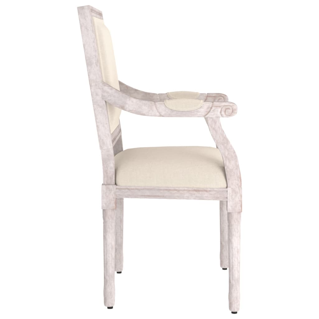 vidaXL atpūtas krēsls, 54x59x99 cm, lins