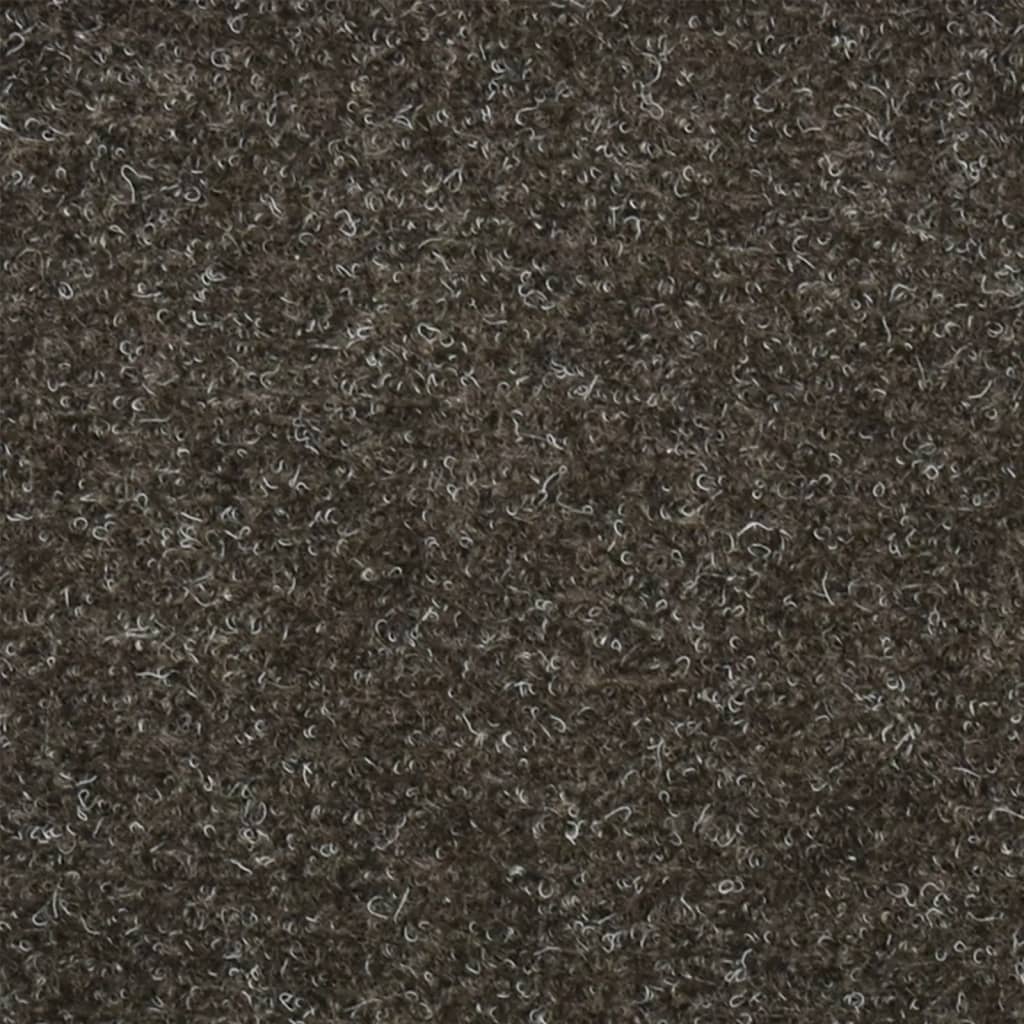 vidaXL kāpņu paklāji, 5 gab., pašlīmējoši, 56x17x3 cm, antracītpelēki