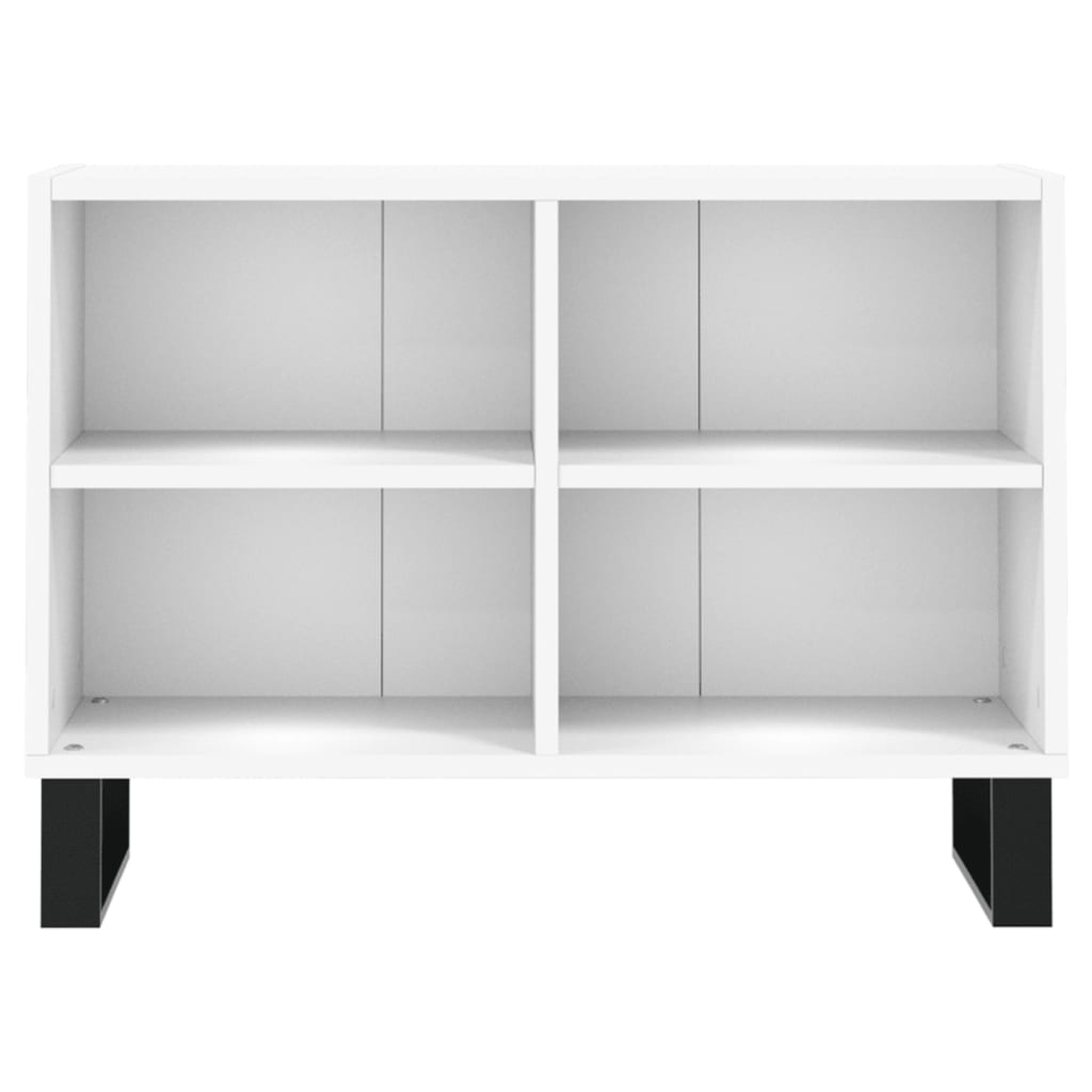 vidaXL TV plauktiņš, balts, 69,5x30x50 cm, inženierijas koks