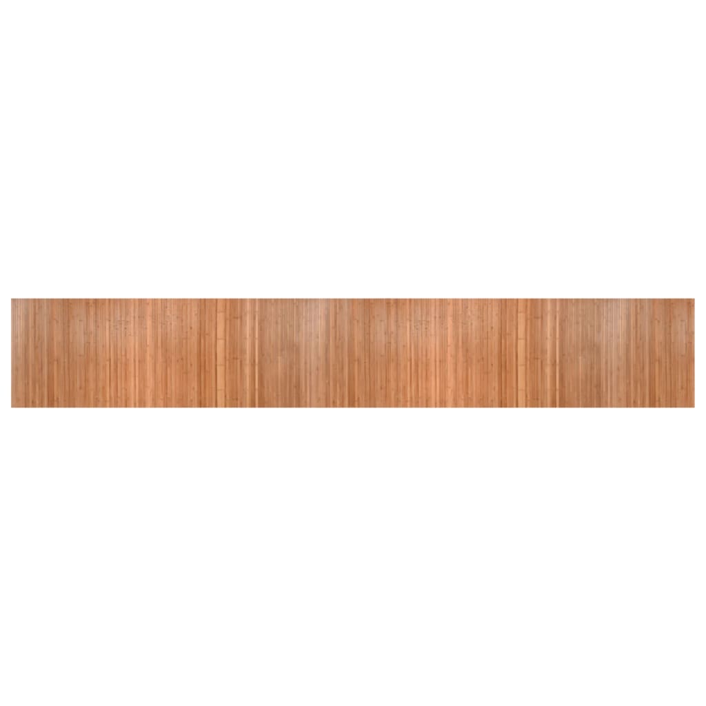 vidaXL paklājs, taisnstūra forma, dabīga krāsa, 80x500 cm, bambuss