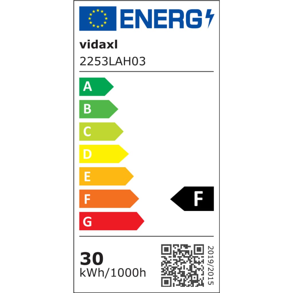 vidaXL LED prožektors ar rokturi, 2x30 W, silti balta gaisma