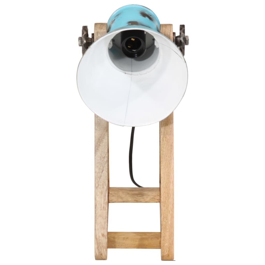 vidaXL galda lampa, 25 W, bružāti zila, 30x17x40 cm, E27