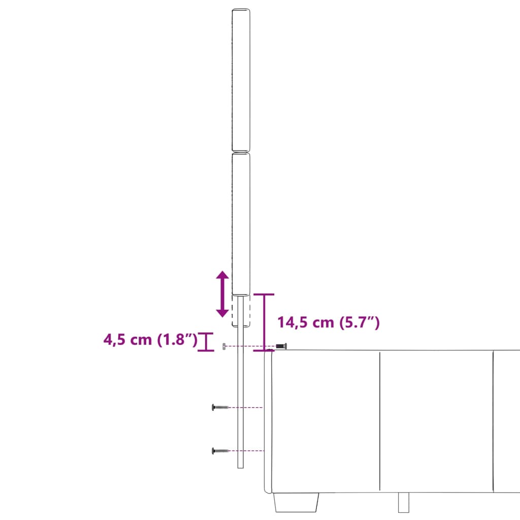 vidaXL atsperu gultas rāmis ar matraci, melna audums, 120x200 cm