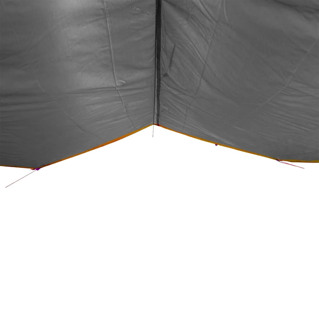 vidaXL kempinga tents, pelēka, oranža, 500x294 cm, ūdensizturīga