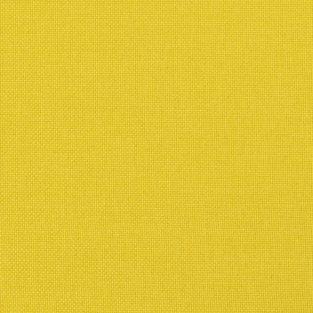 vidaXL sienas paneļi, 12 gab., gaiši dzelteni, 90x30cm, audums, 3,24m²