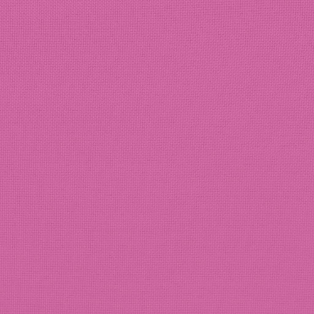 vidaXL palešu mēbeļu spilvens, 120x80x12 cm, audums, rozā