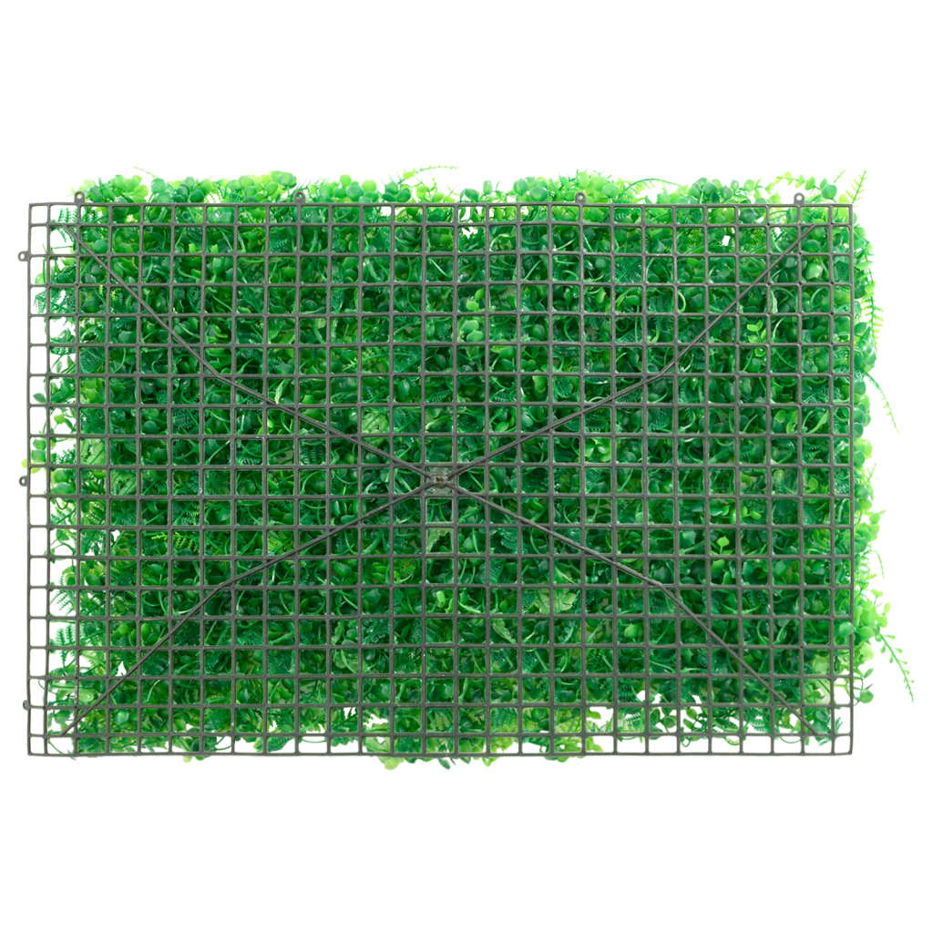  vidaXL mākslīgo papardes lapu žogs , 6 gab., zaļš, 50x50 cm