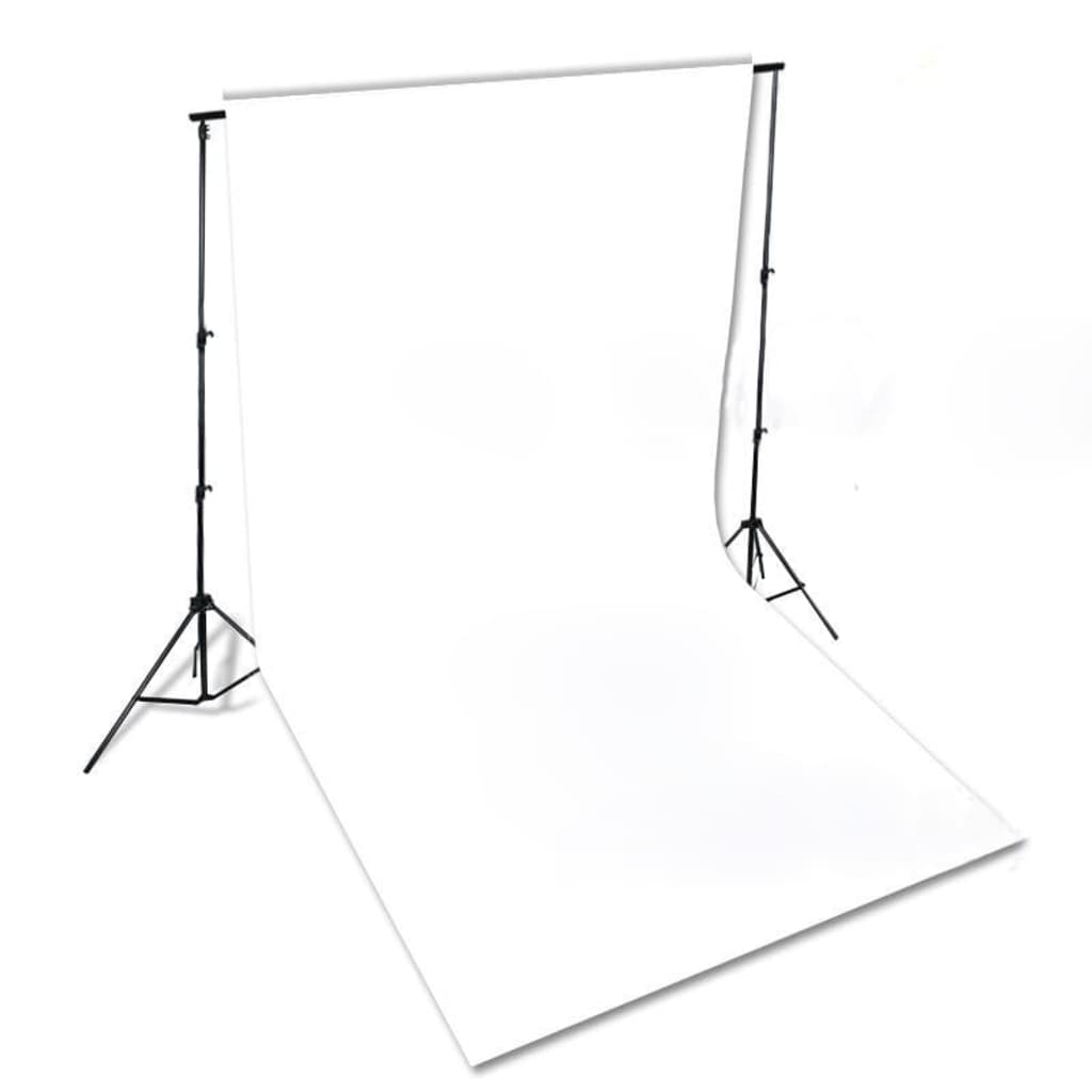 vidaXL fotostudijas komplekts, gaismas un fons