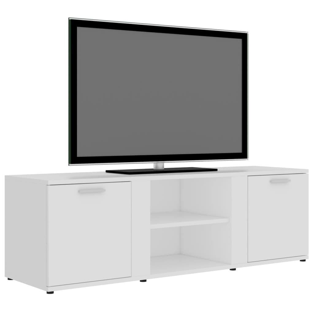 vidaXL TV skapītis, balts, 120x34x37 cm, inženierijas koks