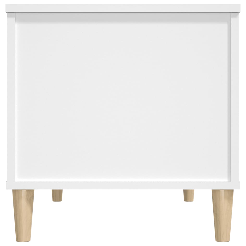 vidaXL kafijas galdiņš, balts, 90x44,5x45 cm, inženierijas koks