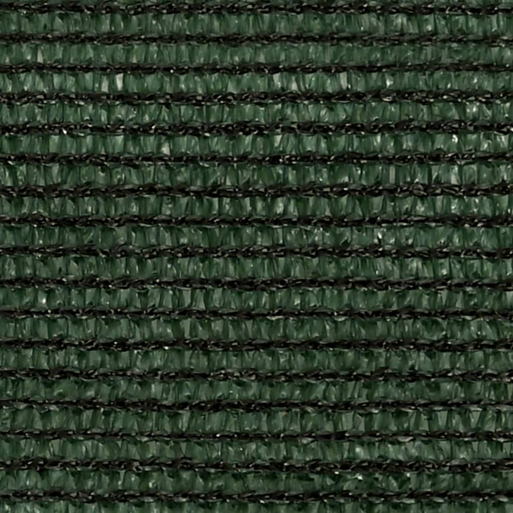 vidaXL saulessargs, 160 g/m², tumši zaļš, 3x4x4 m, HDPE
