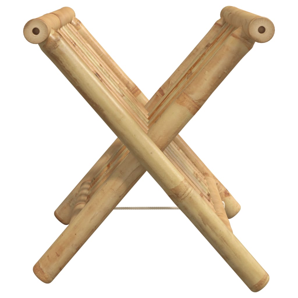vidaXL žurnālu turētājs, 42x30,5x34,5 cm, bambuss
