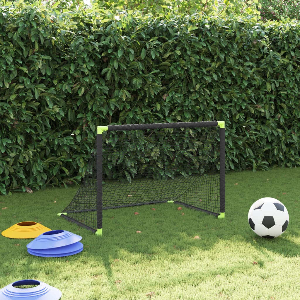 vidaXL bērnu futbola vārti, saliekami, 90x64x64 cm