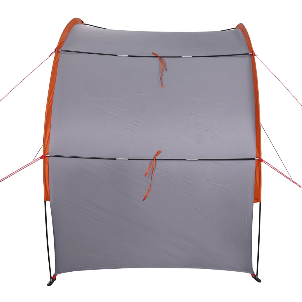 vidaXL mantu telts, pelēka, oranža, ūdensnecaurlaidīga