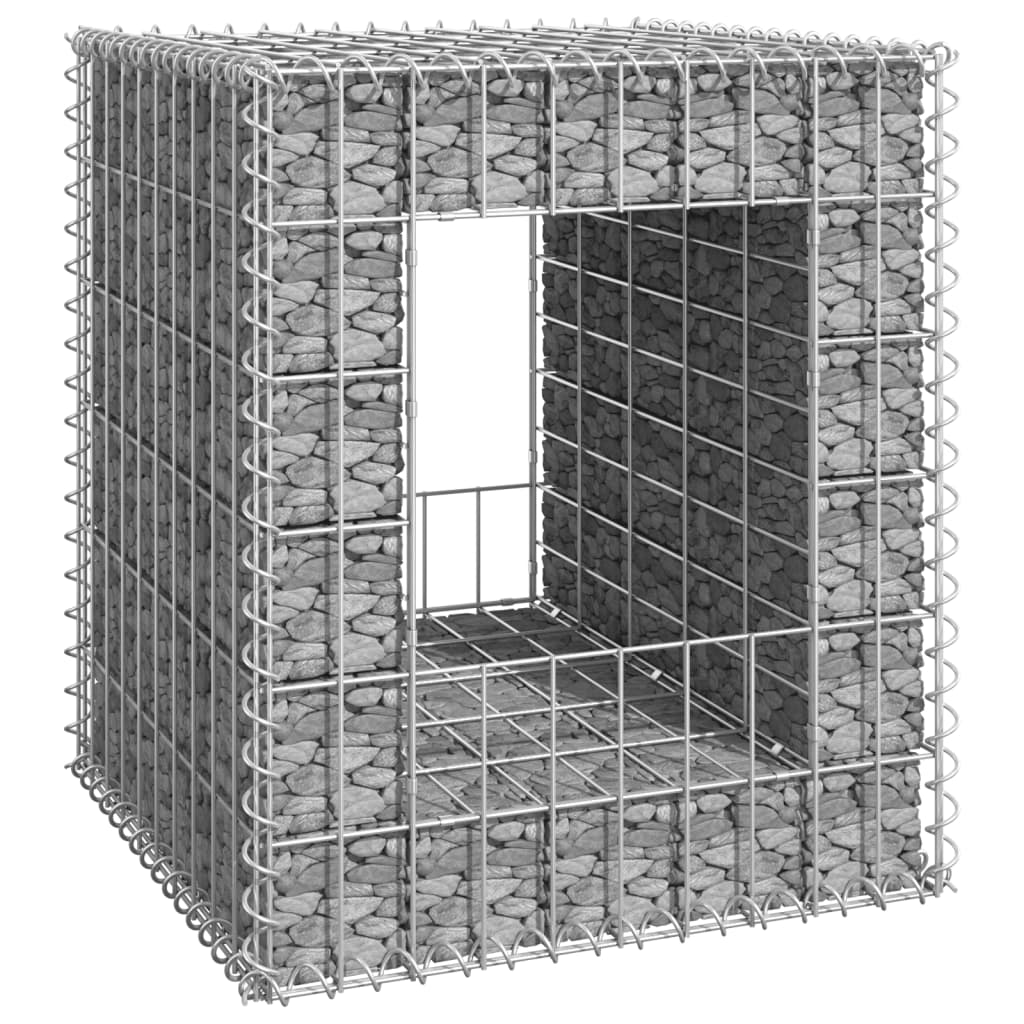 vidaXL vertikāls gabions, 50x50x60 cm, dzelzs