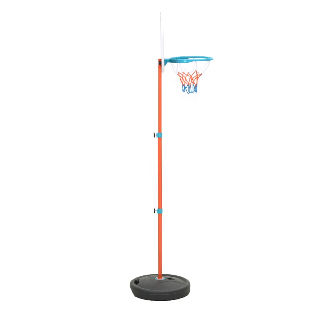 vidaXL basketbola komplekts, regulējams 133-160 cm, pārvietojams