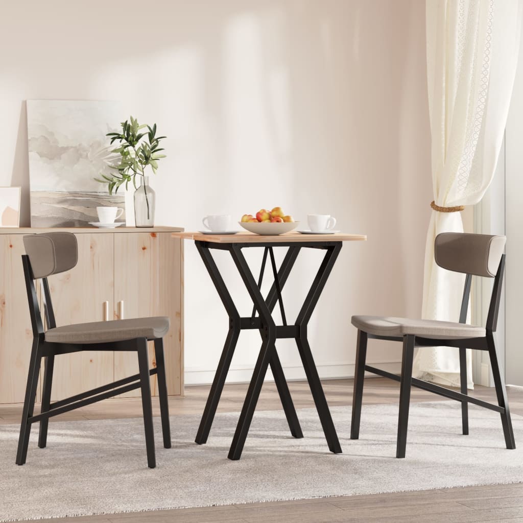vidaXL virtuves galda kājas, Y-forma, 40x40x73 cm, čuguns