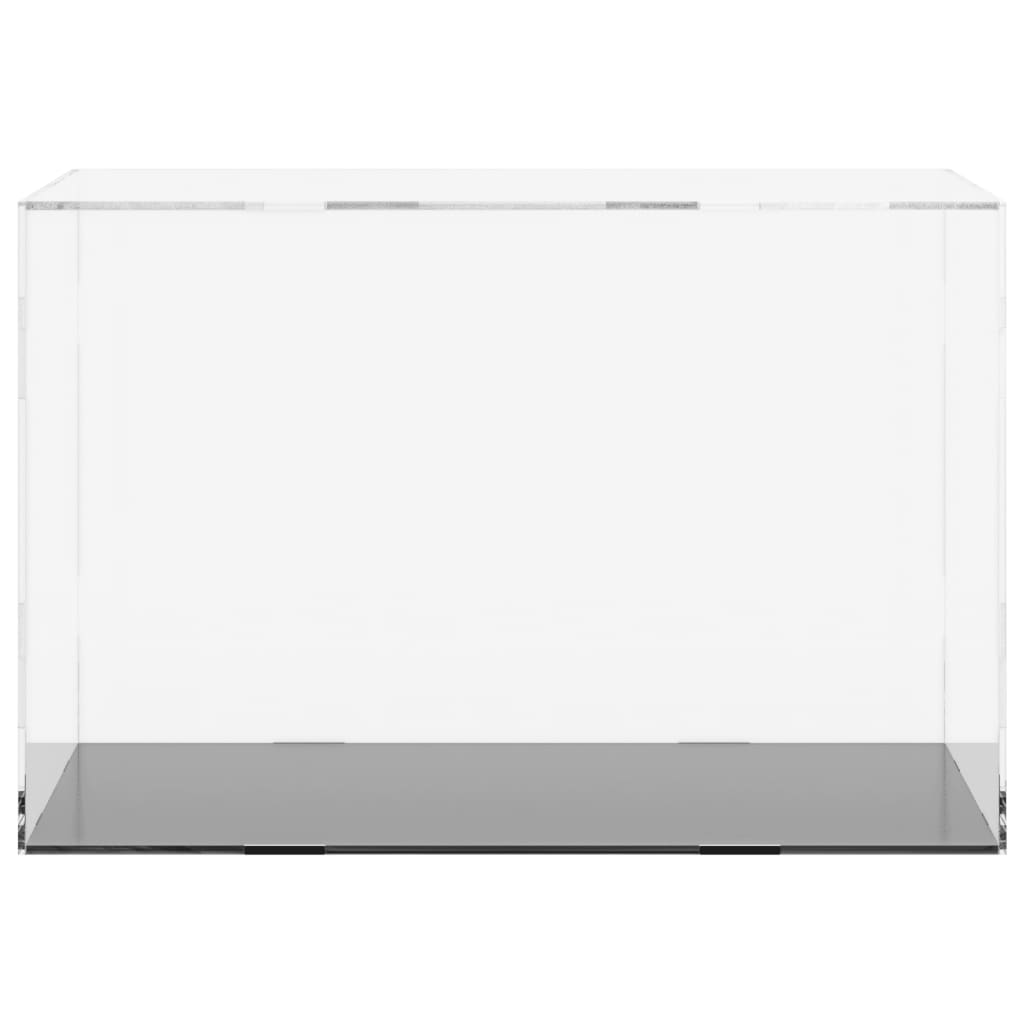 vidaXL vitrīnas kaste, caurspīdīga, 56x36x37 cm, akrils
