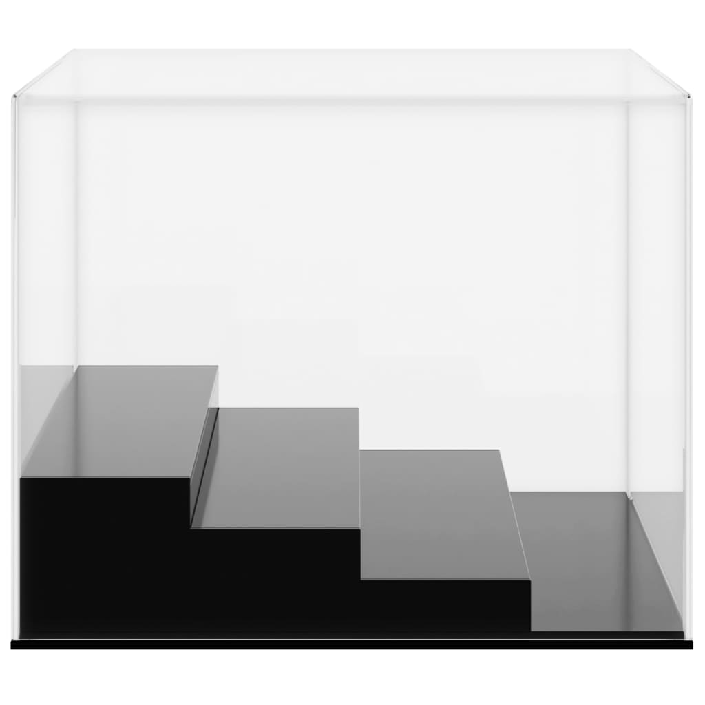 vidaXL vitrīnas kaste, caurspīdīga, 24x16x13 cm, akrils