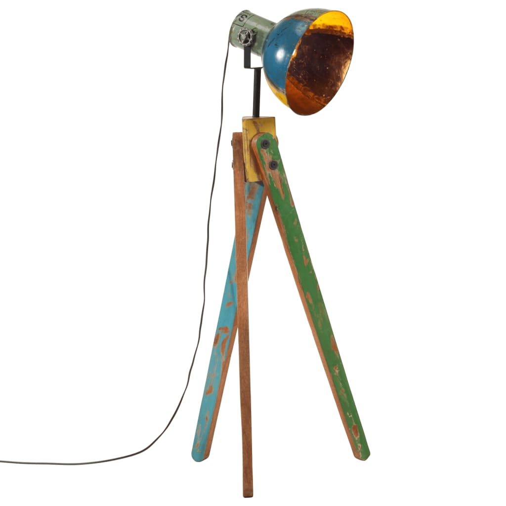 vidaXL grīdas lampa, 25 W, krāsaina, 45x45x120 cm, E27