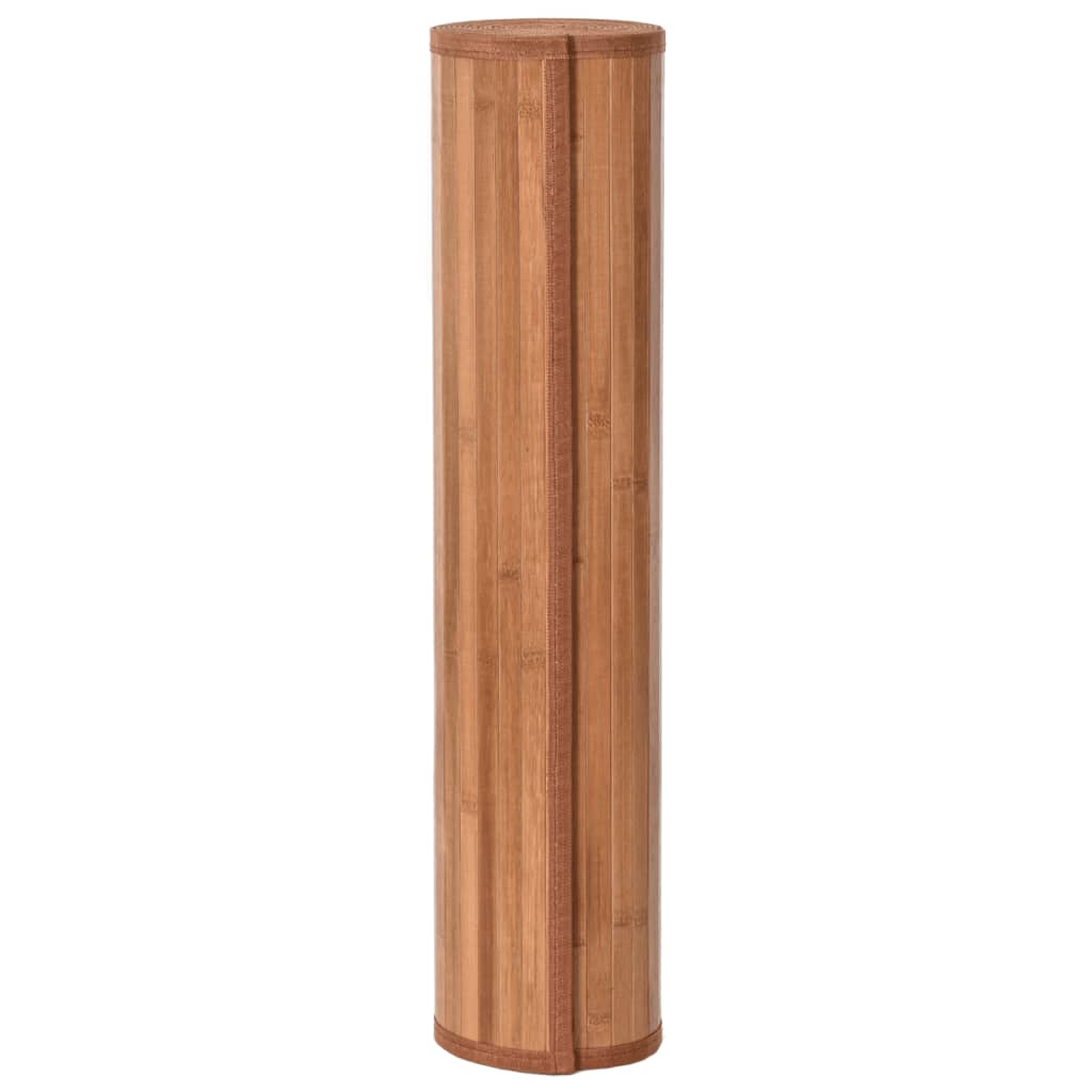 vidaXL paklājs, taisnstūra forma, dabīga krāsa, 80x1000 cm, bambuss