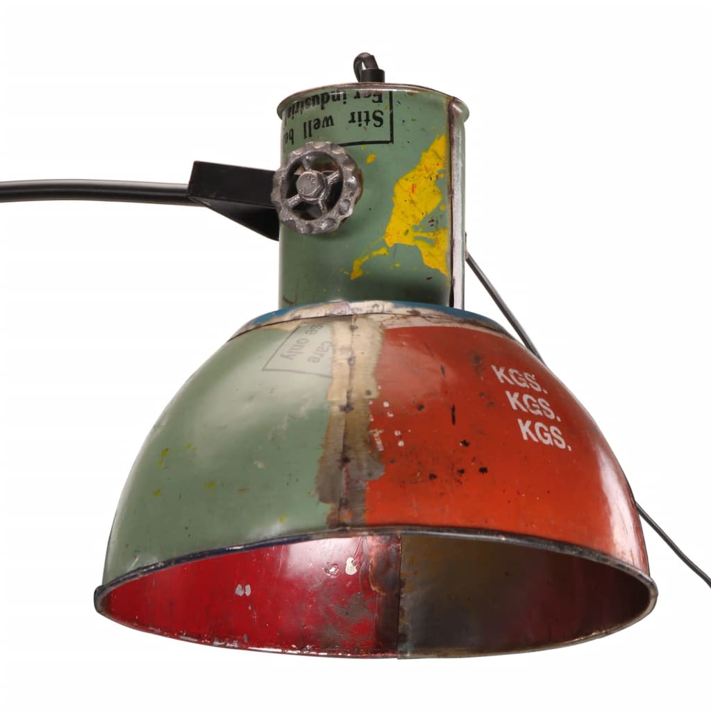 vidaXL grīdas lampa, 25 W, krāsaina, 150 cm, E27