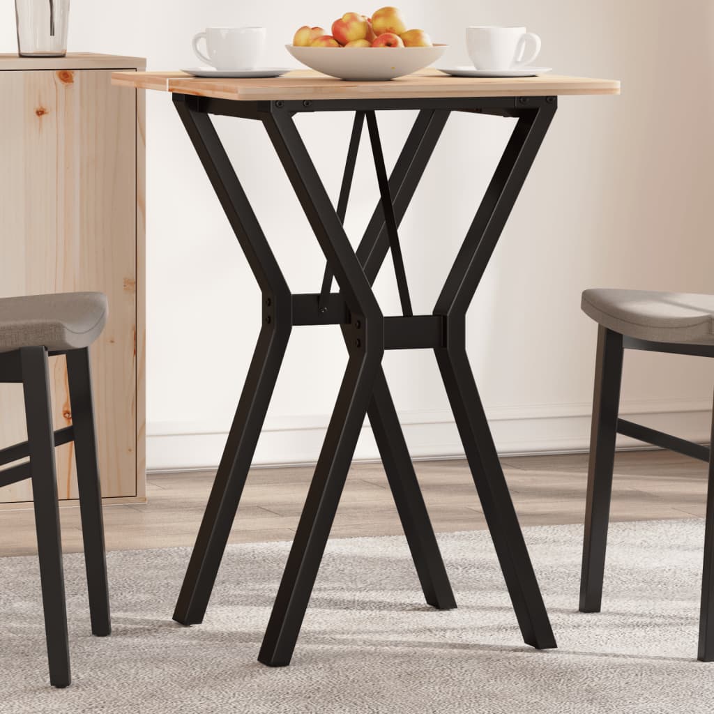vidaXL virtuves galda kājas, Y-forma, 40x40x73 cm, čuguns