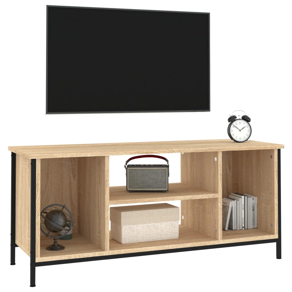 vidaXL TV skapītis, ozolkoka krāsa, 102x35x45 cm, inženierijas koks