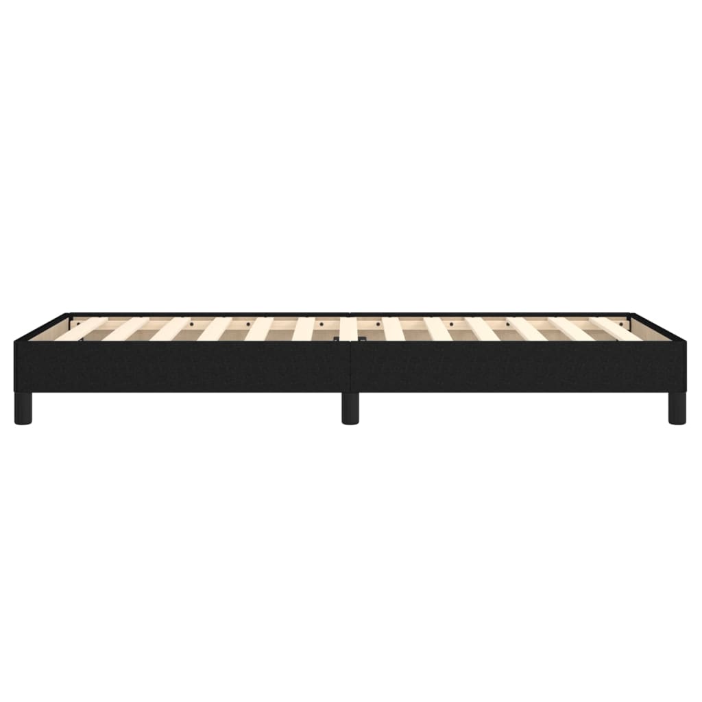vidaXL gultas rāmis, melns, 100x200 cm, audums