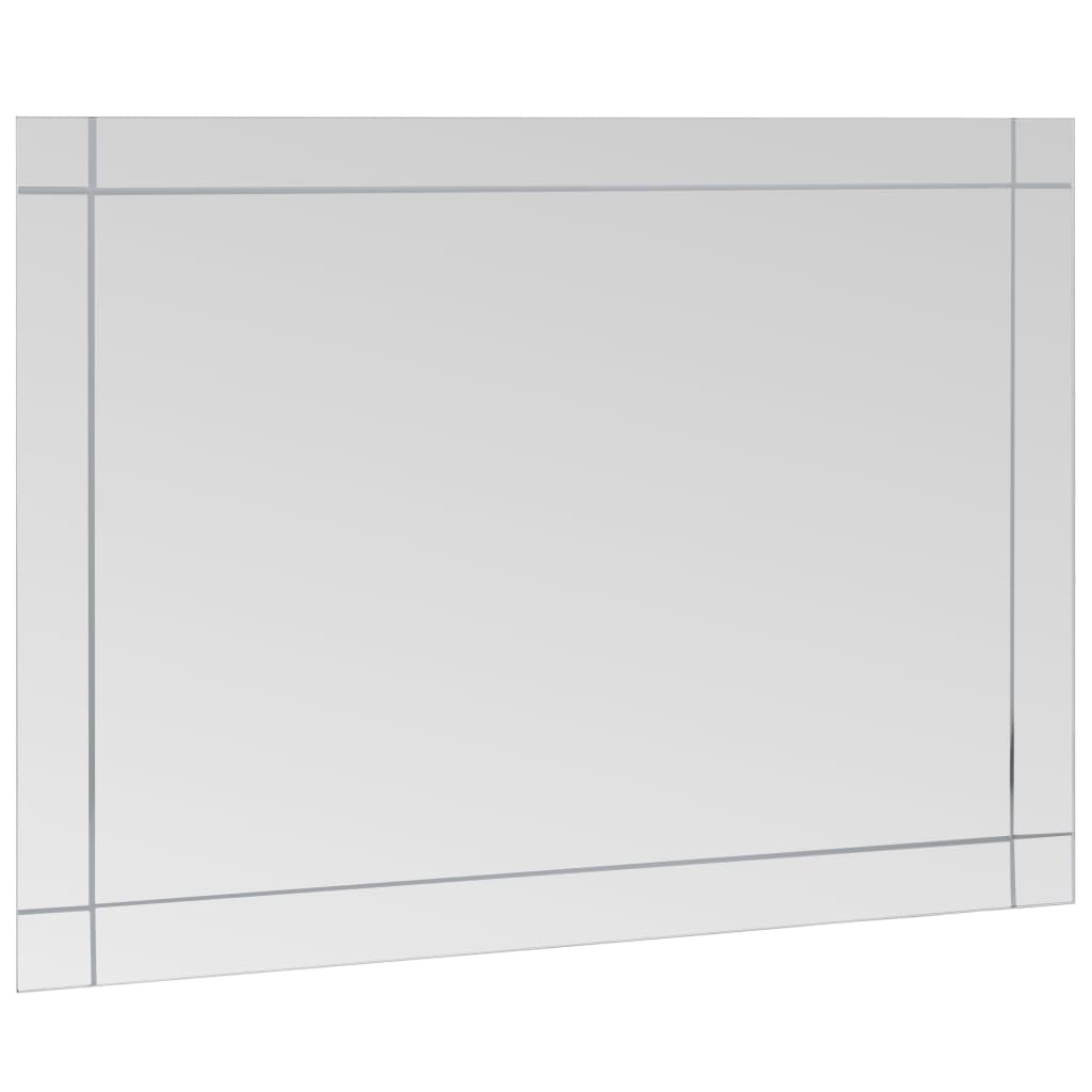 vidaXL sienas spogulis, 60x50 cm, stikls