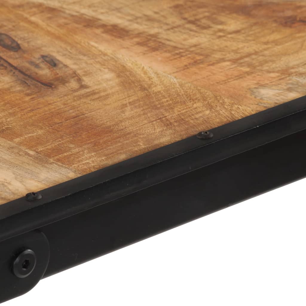 vidaXL bāra galds, 60x55x107 cm, neapstrādāts mango masīvkoks