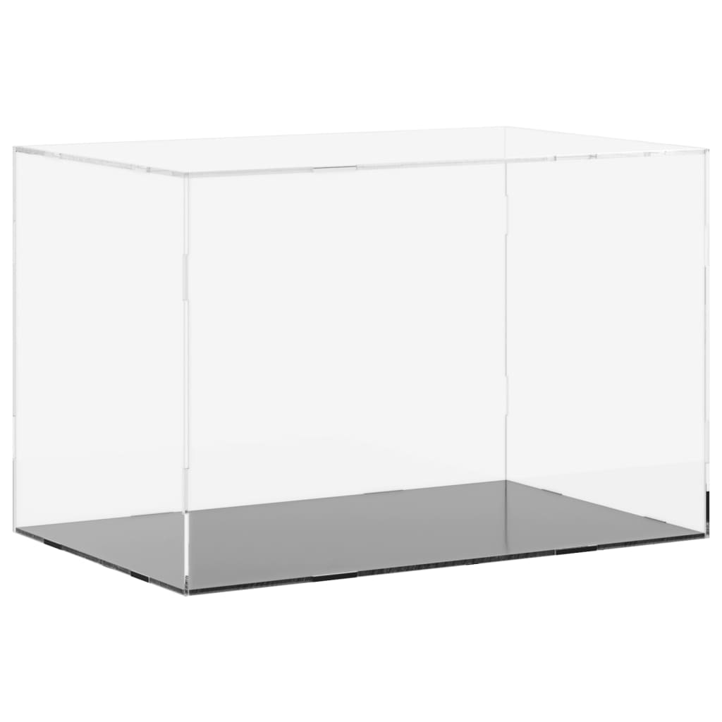 vidaXL vitrīnas kaste, caurspīdīga, 56x36x37 cm, akrils
