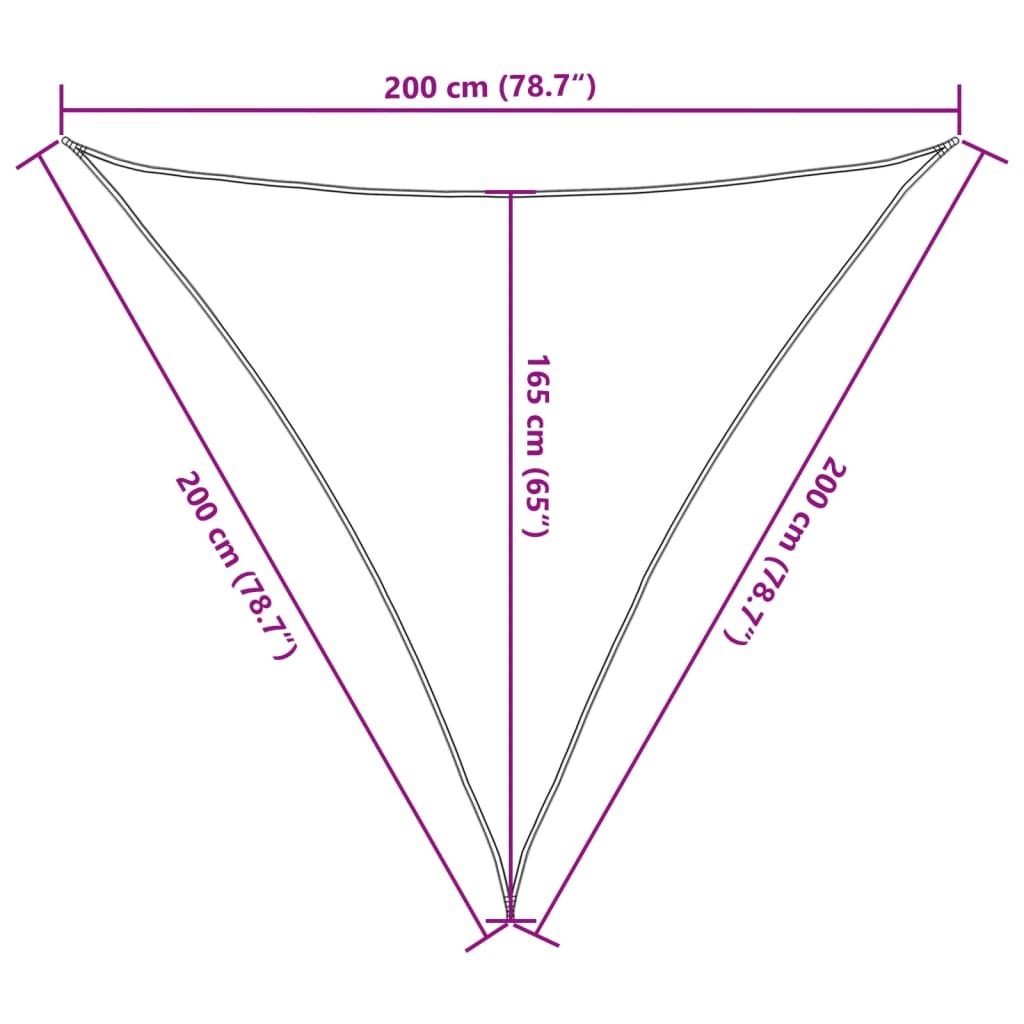 vidaXL saules aizsargs, balts 2x2x2m, 100% poliesters, Oksforda audums