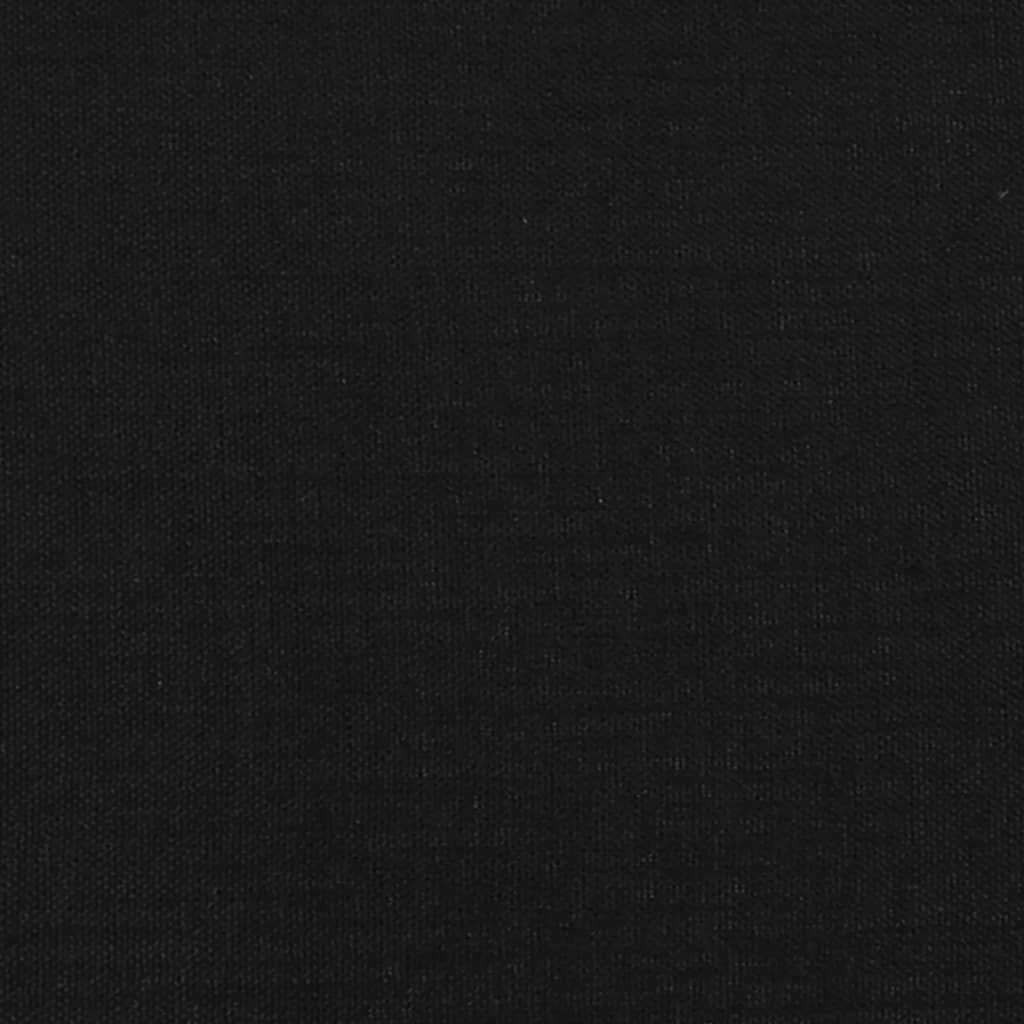 vidaXL gultas galvgaļi, 4 gab., 100x5x78/88 cm, melns audums