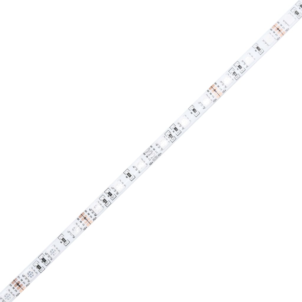 vidaXL galvgaļa skapis ar LED, ozolkoka krāsa, 160x16,5x103,5 cm