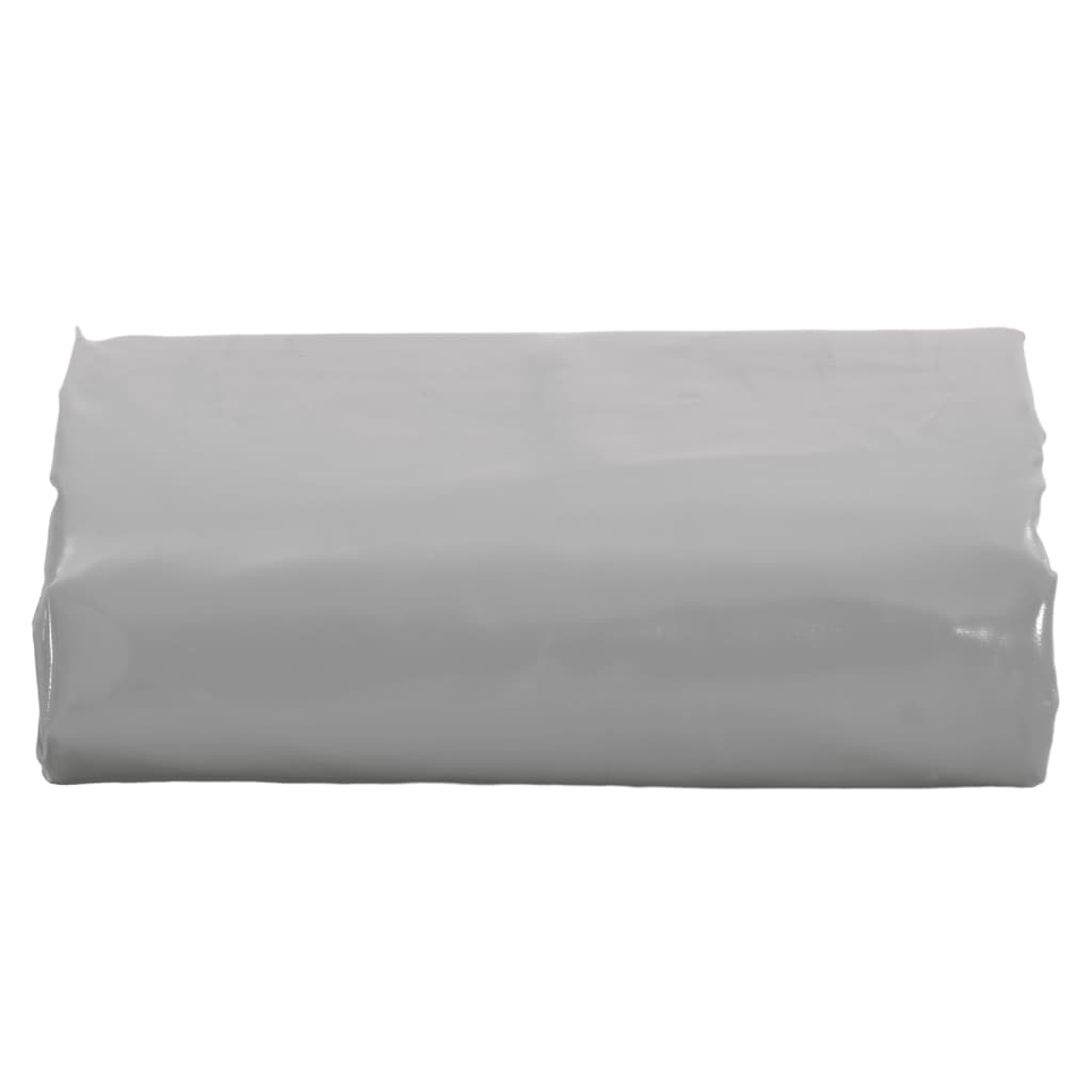 vidaXL brezenta pārklājs, pelēks, 1,5x2 m, 650 g/m²