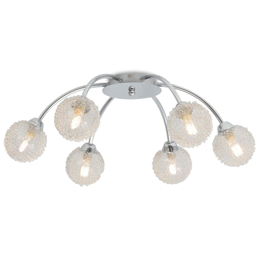 vidaXL griestu lampa, 6 LED spuldzes, G9, 120 W