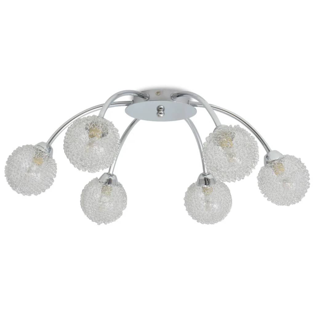 vidaXL griestu lampa, 6 LED spuldzes, G9, 120 W