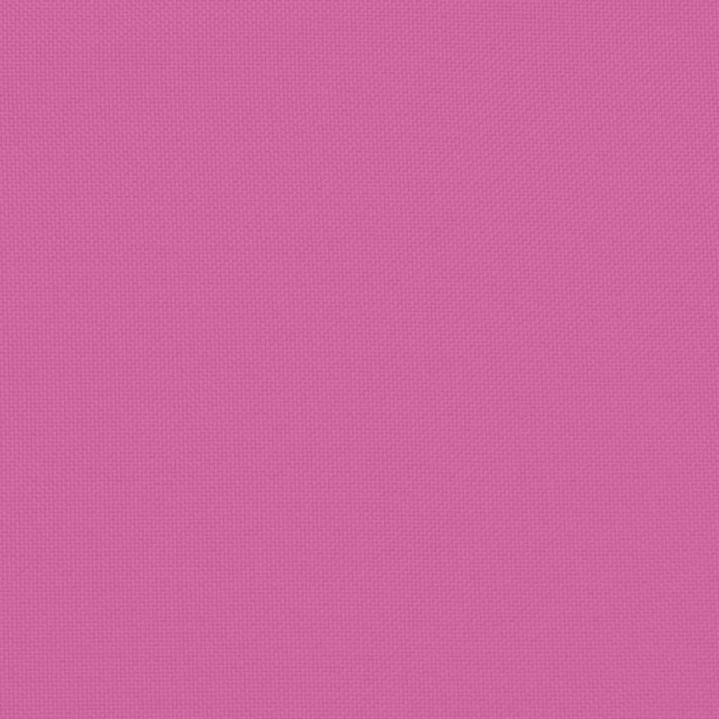 vidaXL palešu matrači, 7 gab., rozā audums
