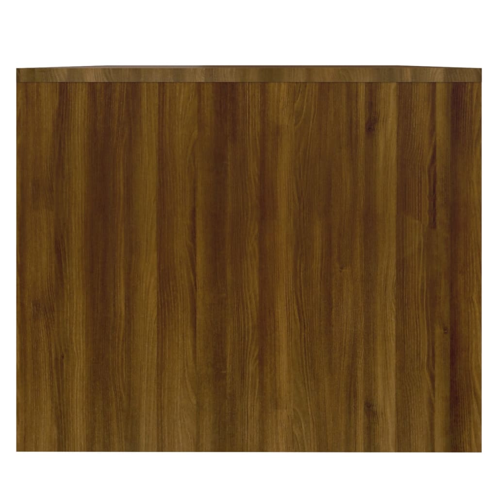 vidaXL kafijas galdiņš, ozolkoka krāsā, 90x50x41,5cm inženierijas koks