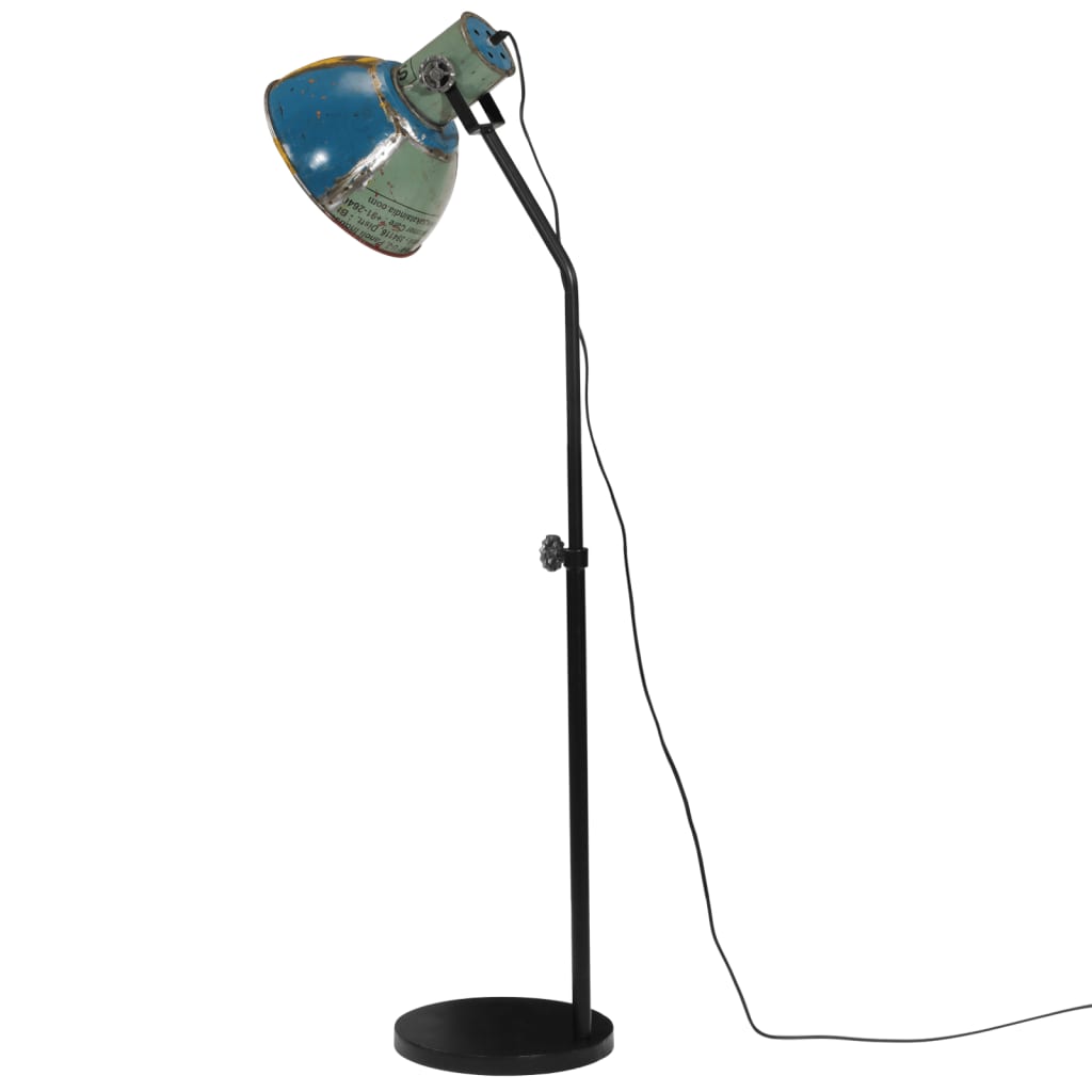 vidaXL grīdas lampa, 25 W, krāsaina, 30x30x90-150 cm, E27